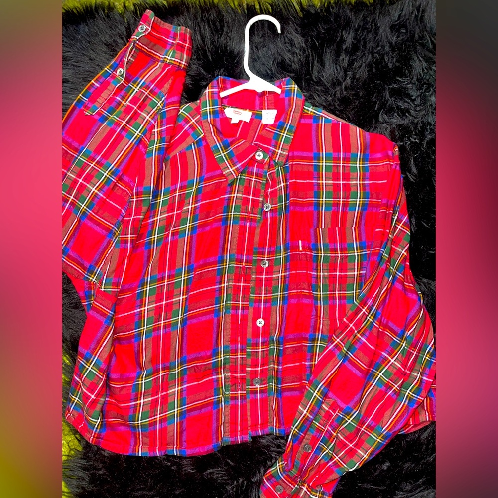 Plaid Crop Top T